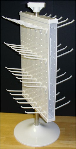 Sided plastic white counter - white,